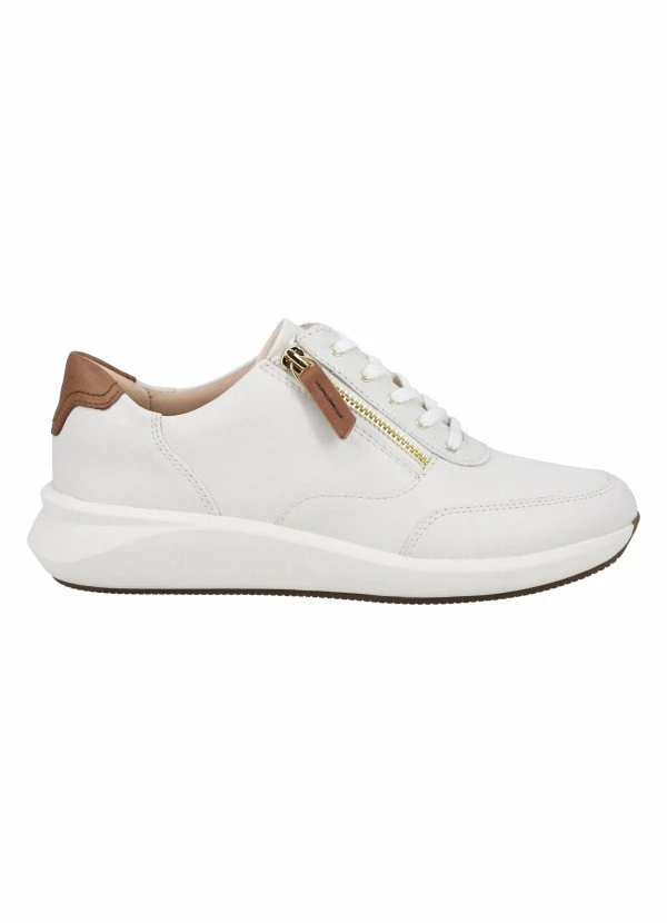 Clarks UN RIO ZIP WHITE – Image 2